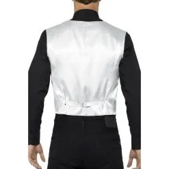 Sequin Waistcoat, Silver -Contact Lens Shop sequin waistcoat silver 281569