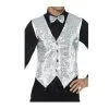 Sequin Waistcoat, Silver -Contact Lens Shop sequin waistcoat silver 711852