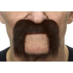 Shinny Black Western Moustache