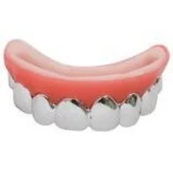 Tom Foolery Silver Look Teeth