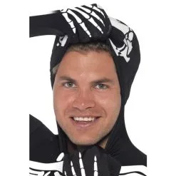 Skeleton Second Skin Costume, Adult -Contact Lens Shop skeleton second skin costume adult 990955
