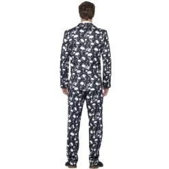 Skeleton Suit Black & White -Contact Lens Shop skeleton suit black white 404175