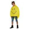 Smiley Party Poncho, Yellow & Black