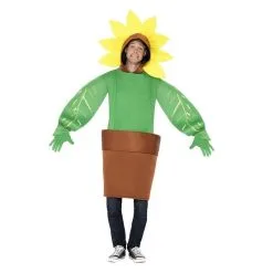 Sunflower Costume, With Top With Attached Hood -Contact Lens Shop sunflower costume with top with attached hood 445817