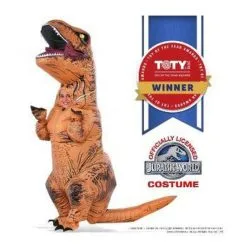 T Rex Inflatable Costume With Sound Size Standard