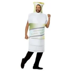 Tonic Bottle Costume, White