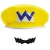 Disguise Costumes Wario Child Hat & Moustache -Contact Lens Shop wario child hat moustache 465471
