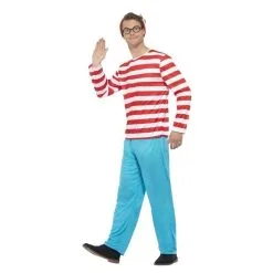 Where's Wally? Costume, Mens -Contact Lens Shop wheres wally costume mens 697084