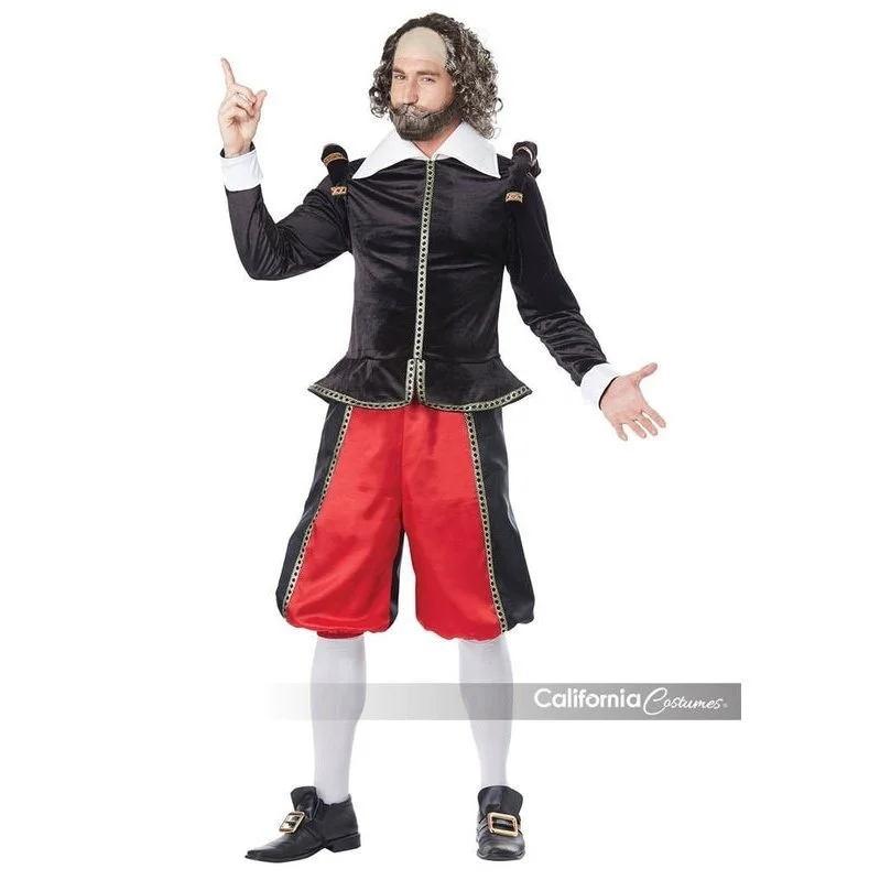 California Costumes William Shakespeare / Adult 3 California Costumes William Shakespeare / Adult