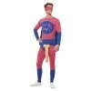 Willyman Superhero Costume, Pink & Blue -Contact Lens Shop willyman superhero costume pink blue 301029