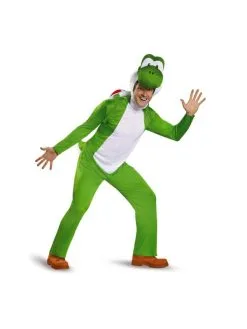 Disguise Costumes Yoshi Deluxe Adult Costume