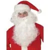 California Costumes Yule Time Deluxe Santa Beard And Wig Set